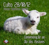 Comemoração ao Dia dos Pastores - Pastor Francisco Gomes