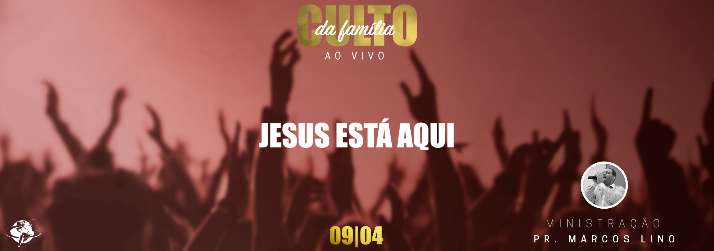 “Jesus está aqui” – Pastor Marcos Lino